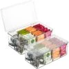 Storage Bins With Dividers & Lids (Set Of 2) 1 Storage Bins With Dividers & Lids (Set Of 2) -Sorbus Decor Shop 1 85b829b1 0a6a 4428 8450 322856a2497c