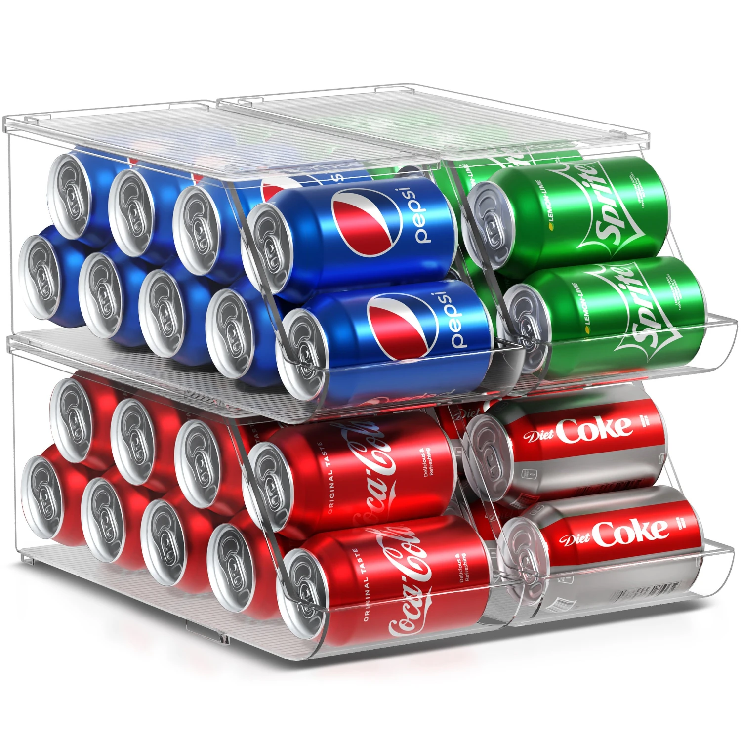 Soda Can Organizer Bin With Lid 21 Soda Can Organizer Bin With Lid - Image 19