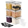 Large Narrow Food Storage Containers (Set Of 6) 2 Large Narrow Food Storage Containers (Set Of 6) -Sorbus Decor Shop 1 8a405e04 6de7 4aa5 adc6 fd6fb20e4ad6