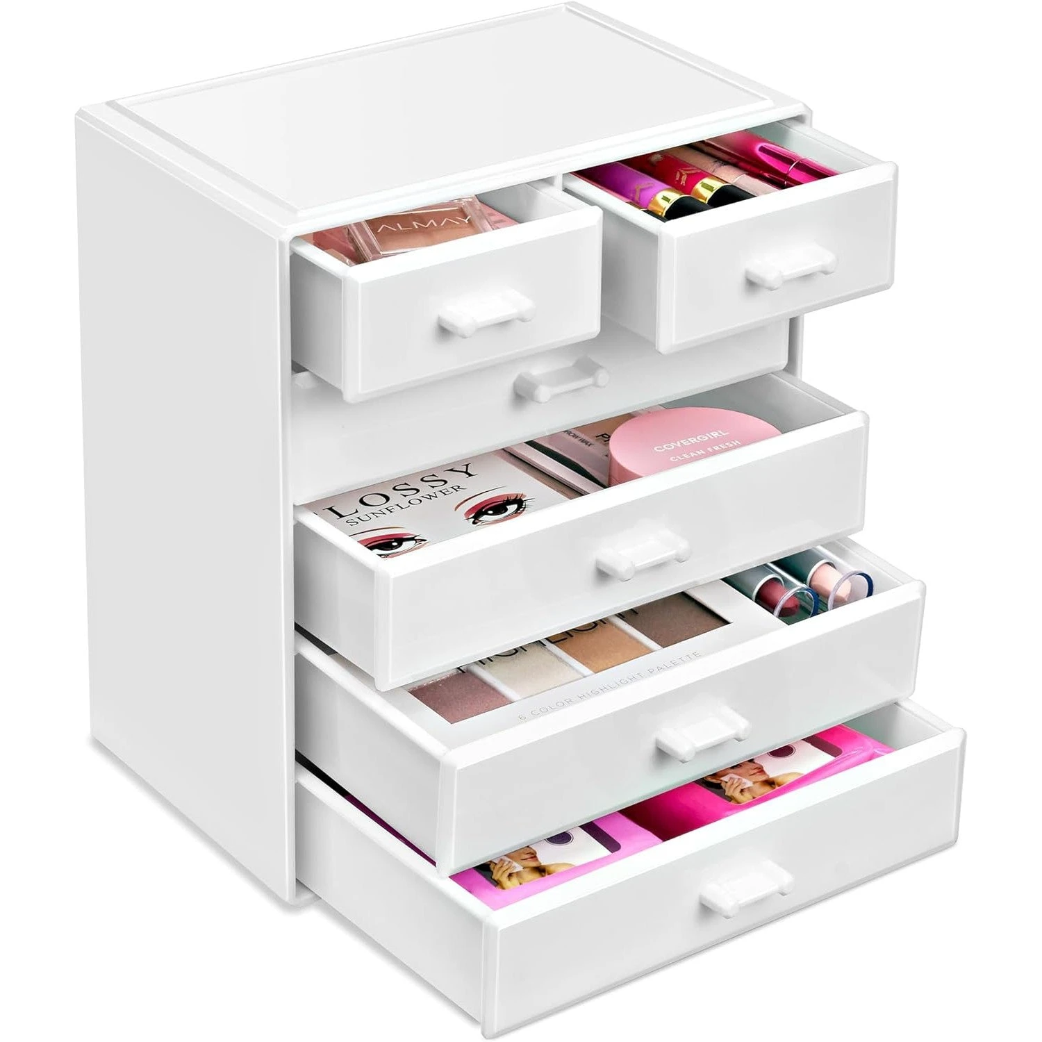 Makeup Organizer Tall (6 Drawer) 3 Makeup Organizer Tall (6 Drawer)