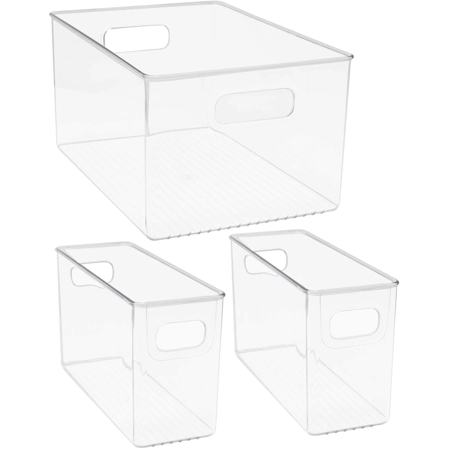 Plastic Container Bins (3 Pack) 6 Plastic Container Bins (3 Pack) - Image 4