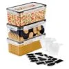 Long Rectangular Airtight Food Storage Containers With Lids (3 Pack) -Sorbus Decor Shop 1 8f1399a2 3490 4efb 8683 a381012147a7