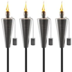 Matney Outdoor Torch Lights - Set Of 4 (Cylinder) 13 Matney Outdoor Torch Lights - Set Of 4 (Cylinder) -Sorbus Decor Shop 1 922be5c8 0bbc 4c96 86ef 902f2464d04c