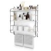 Floating Bathroom Shelf With Metal Brackets (3 Tier) -Sorbus Decor Shop 1 9c8b920a 372e 44cf 8e10 bd23b55e461b