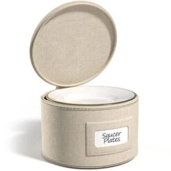 China Storage Saucer Plate Container Dinnerware Organizer (1 Piece)