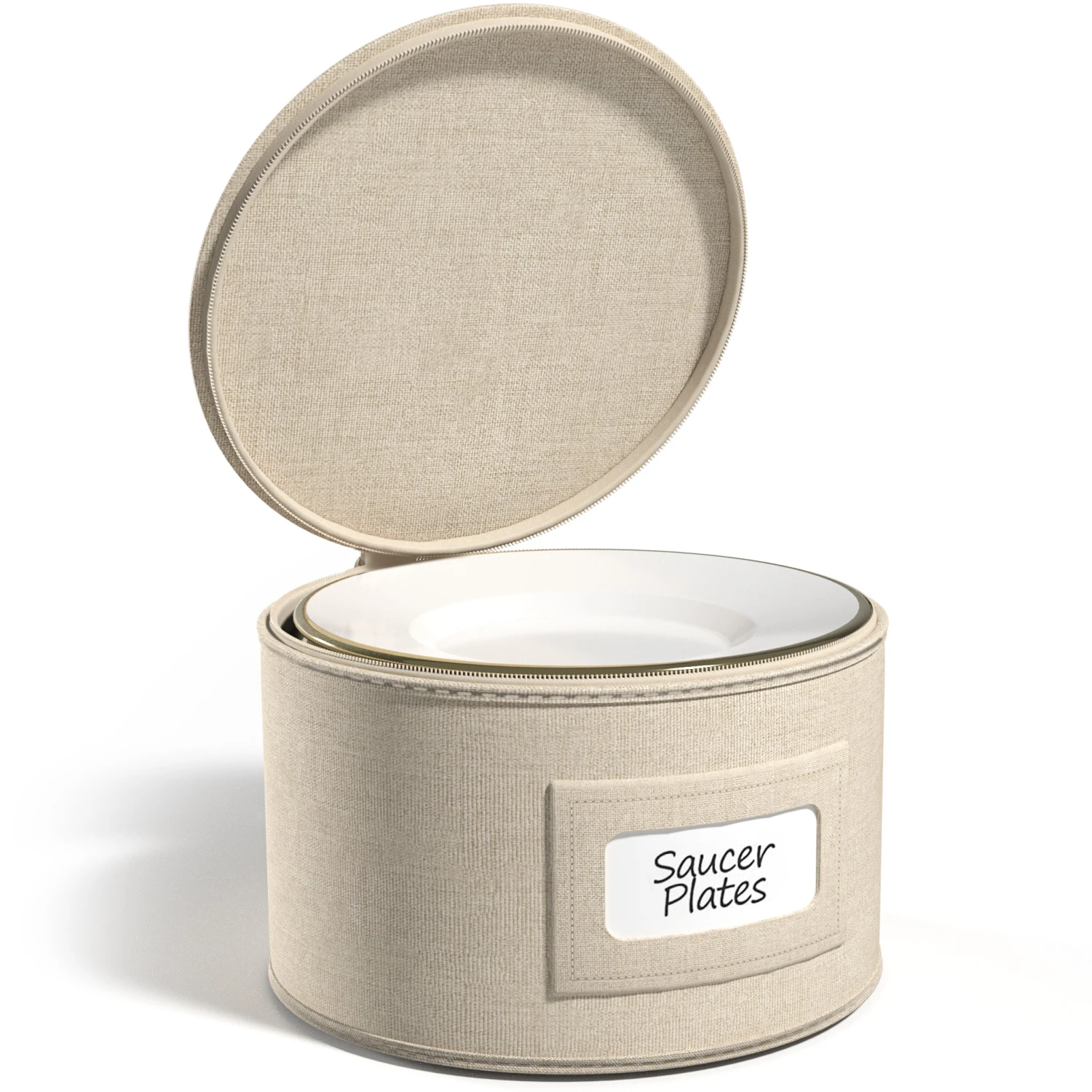 China Storage Saucer Plate Container Dinnerware Organizer (1 Piece) 3 China Storage Saucer Plate Container Dinnerware Organizer (1 Piece)