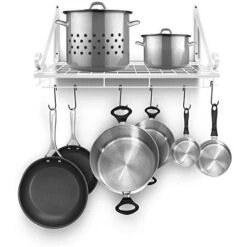 Wall Mounted Pot Rack With Hooks -Sorbus Decor Shop 1 9d50bf0d 2e66 4633 8c29 70c464e309f7