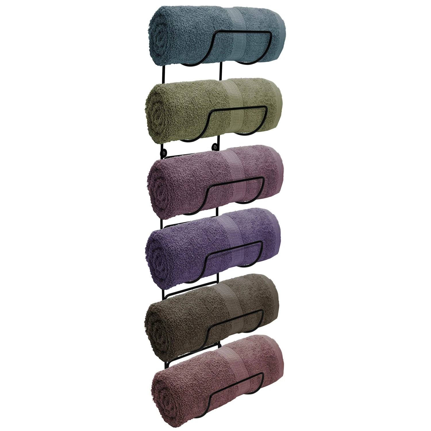 Wall Mount Towel Holder (6 Tier) 15 Wall Mount Towel Holder (6 Tier) - Image 13