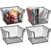 Storage Basket With Handle (4 Pack) -Sorbus Decor Shop 1 c9314f76 2041 4b3d 8730 4c159f19fa9d