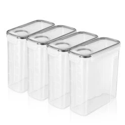 Tall Narrow Food Dispenser Containers (Set Of 4) 14 Tall Narrow Food Dispenser Containers (Set Of 4) -Sorbus Decor Shop 1 cd75f3da 19a7 4c2c a665 5cafa8f57a1d