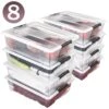 Underbed Bins With Lids (Set Of 8) -Sorbus Decor Shop 1 d497e33a 3b2c 433d a6b9 e5653a4b094c