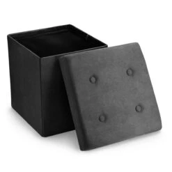 Faux Suede Storage Ottoman Cube -Sorbus Decor Shop 1 d576c8cc f07b 47dd ae75 37f130270371