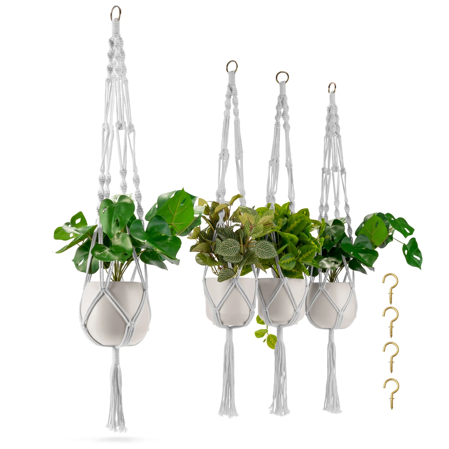 Macrame Plant Hanger 3 Macrame Plant Hanger