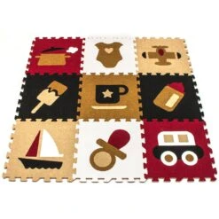 Floor Puzzle Mat Interlocking Set (9 Pc) 12 Floor Puzzle Mat Interlocking Set (9 Pc) -Sorbus Decor Shop 1 e0814412 9566 4140 b526 3df562c7bb93
