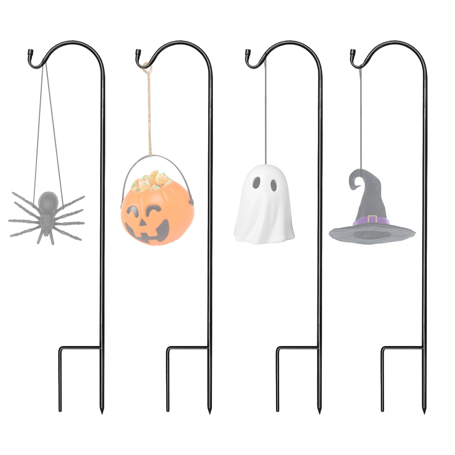 Halloween Shepherd's Hooks - Set Of 4 6 Halloween Shepherd's Hooks - Set Of 4 - Image 4