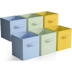 11" Cube Storage Bins (6 Pack) -Sorbus Decor Shop 1 f8ebb882 ae8b 4327 97b2 e6103b9fbe63
