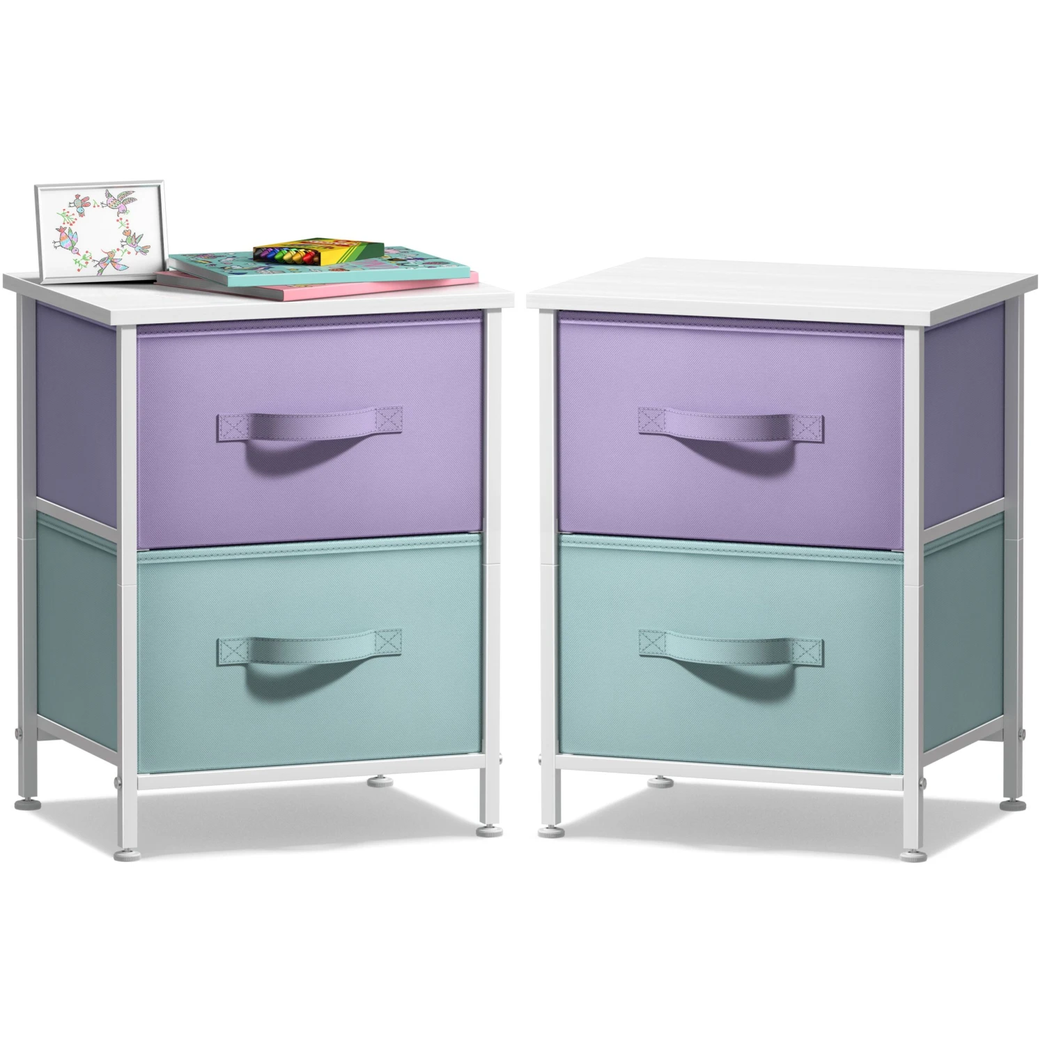 2 Drawer Display Nightstand (Set Of 2) 9 2 Drawer Display Nightstand (Set Of 2) - Image 7