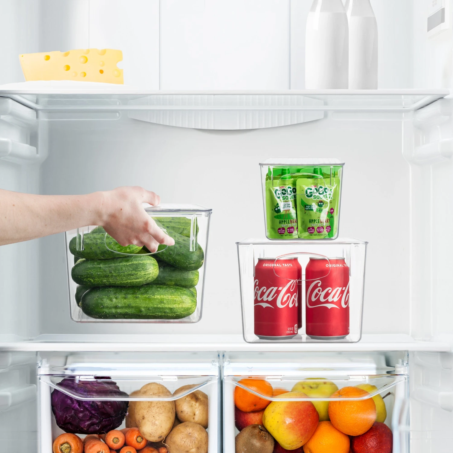 Plastic Container Bin With Lids (Variety Set) 10 Plastic Container Bin With Lids (Variety Set) - Image 8