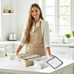 Long Rectangular Airtight Food Storage Containers With Lids (3 Pack) 11 Long Rectangular Airtight Food Storage Containers With Lids (3 Pack) -Sorbus Decor Shop 2 0285ea1d 9a5b 499b a5e5 0173b203d52c