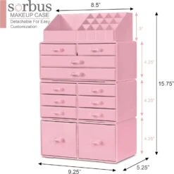 Stackable Makeup Organizer (12 Drawer) -Sorbus Decor Shop 2 03f4ff8f b18b 4f1c b67e 372f0517678a