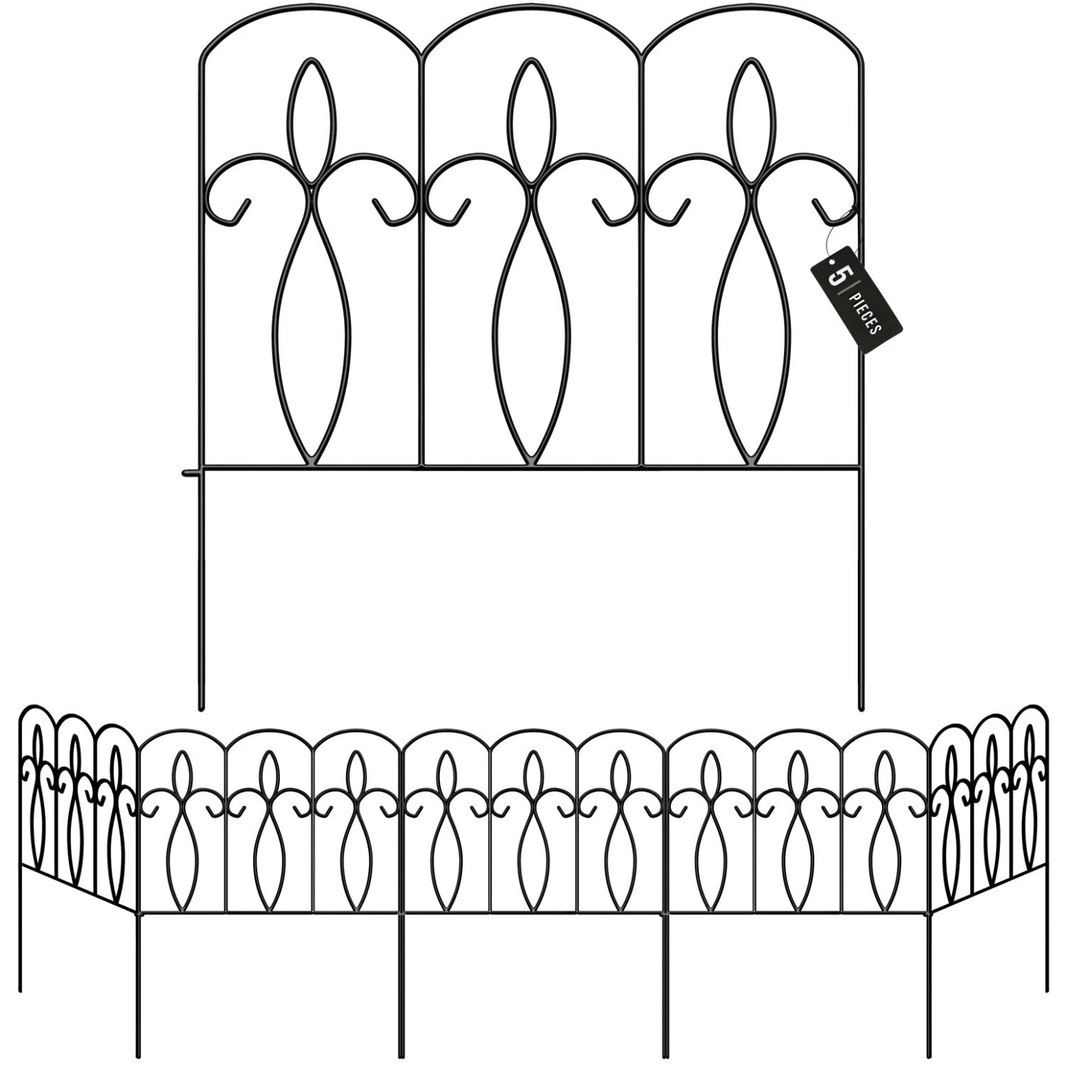 Garden Fence Panels (Set Of 5) 7 Garden Fence Panels (Set Of 5) - Image 5