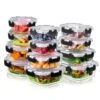 Glass Food Storage Airtight Containers With Lids (24 Pcs) -Sorbus Decor Shop 2 11f99669 8eac 46a8 a271 b3a11dcea14a