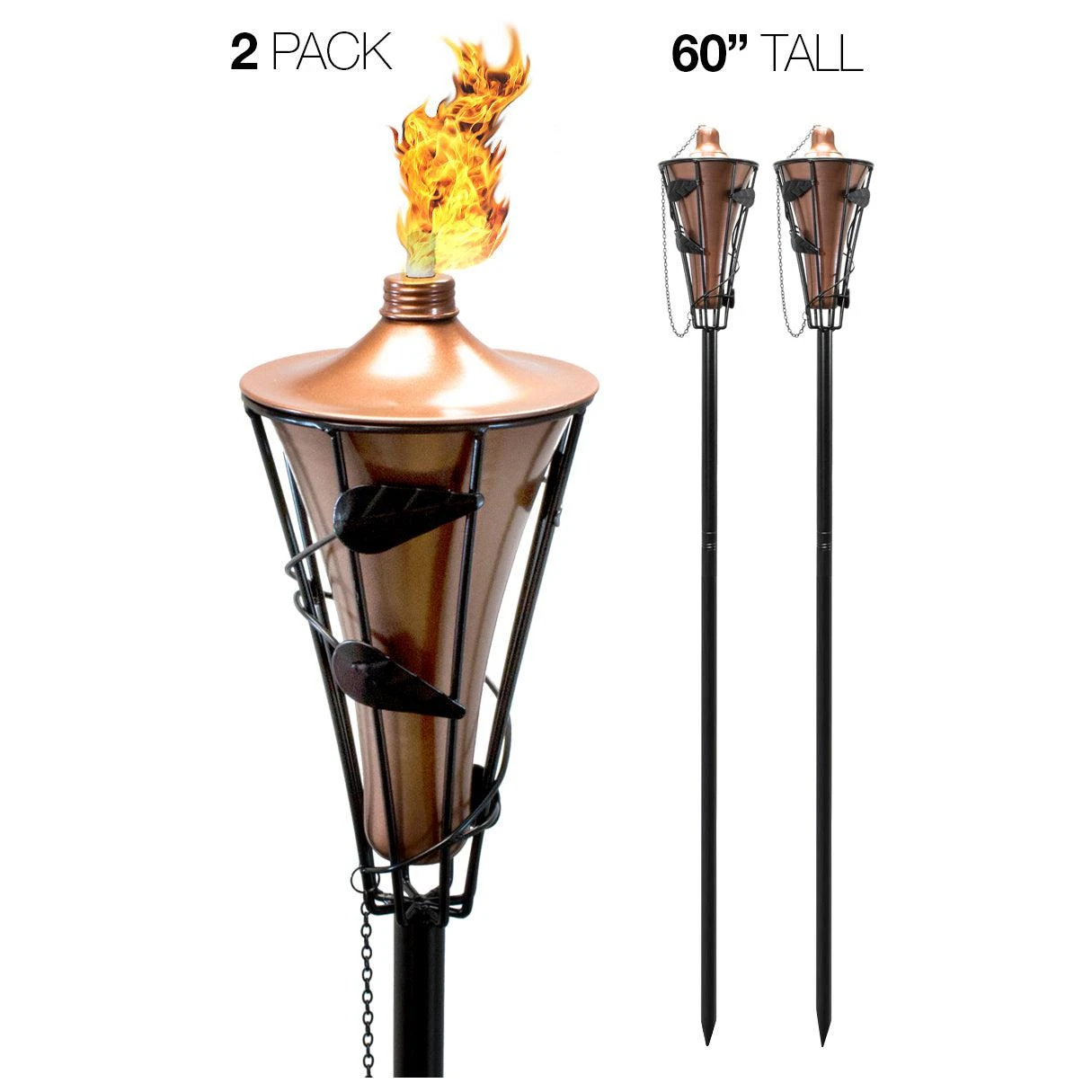 Matney Refillable Metal Torches (2 Pack) 5 Matney Refillable Metal Torches (2 Pack) - Image 3