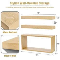 Floating Shelves For Wall (Set Of 3) -Sorbus Decor Shop 2 1df4175c d65b 4bf5 ae37 ec5c297225ac