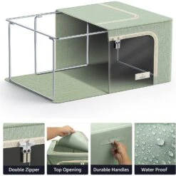 Small Storage Bin With Metal Frames (Single Pack) 23 Small Storage Bin With Metal Frames (Single Pack) -Sorbus Decor Shop 2 20756f3c 911a 4d1c 8c7f d3ceda49836a