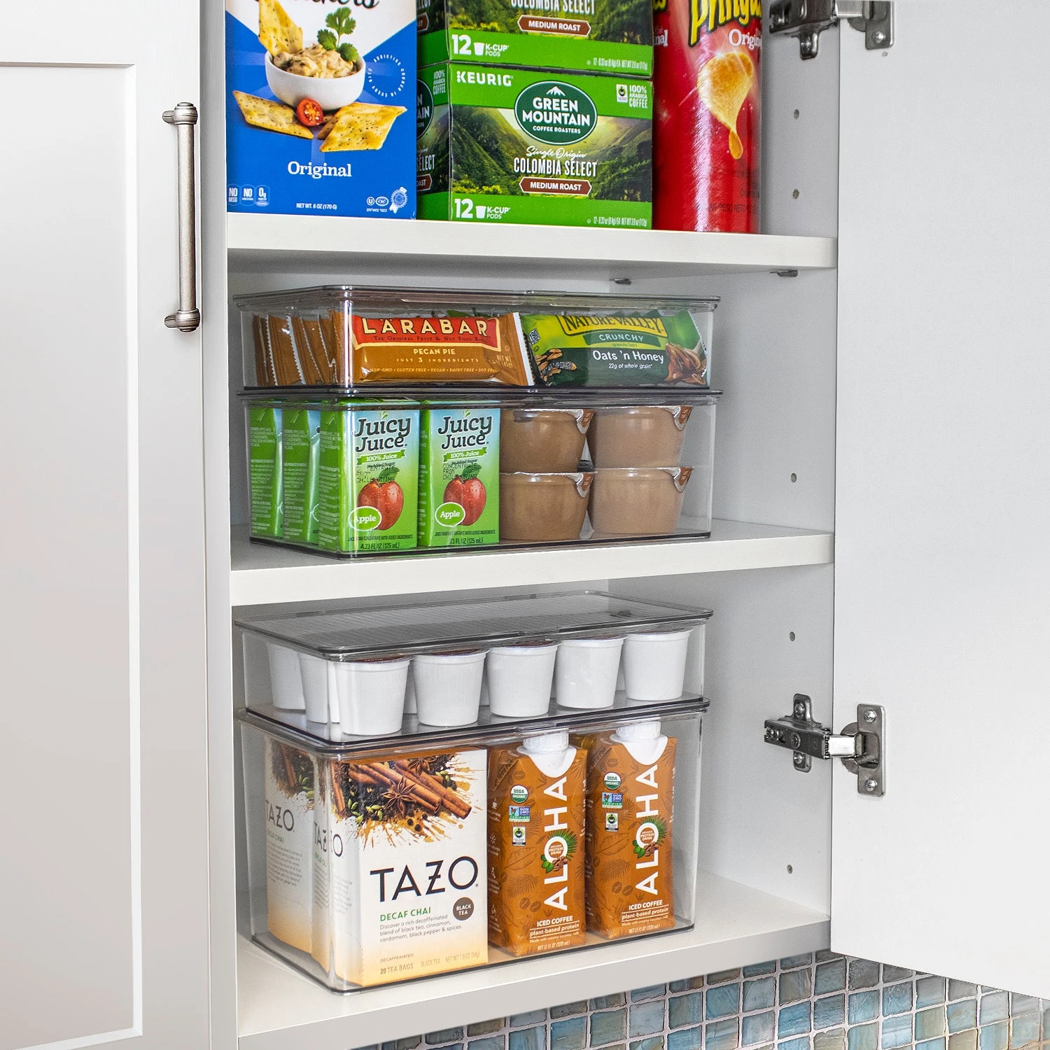 Pantry Storage Bins For With Hinged Lids 18 Pantry Storage Bins For With Hinged Lids - Image 16