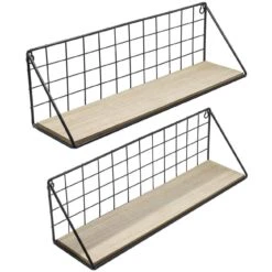 Floating Shelves Metal (Set Of 2) -Sorbus Decor Shop 2 2439bb10 e1c3 4c1d a502 416873ef31b6