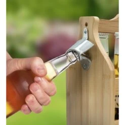 Bamboo Wine Caddy With Bottle Opener & Sampler Paddles -Sorbus Decor Shop 2 251429d6 03c5 4583 be2b ca44582ddd06