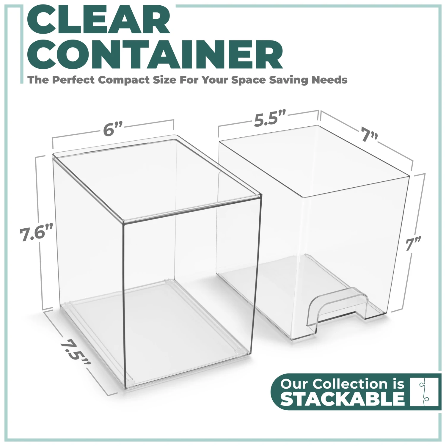 Acrylic Organizer Storage Drawers (4 Tall Drawer) 5 Acrylic Organizer Storage Drawers (4 Tall Drawer) - Image 3
