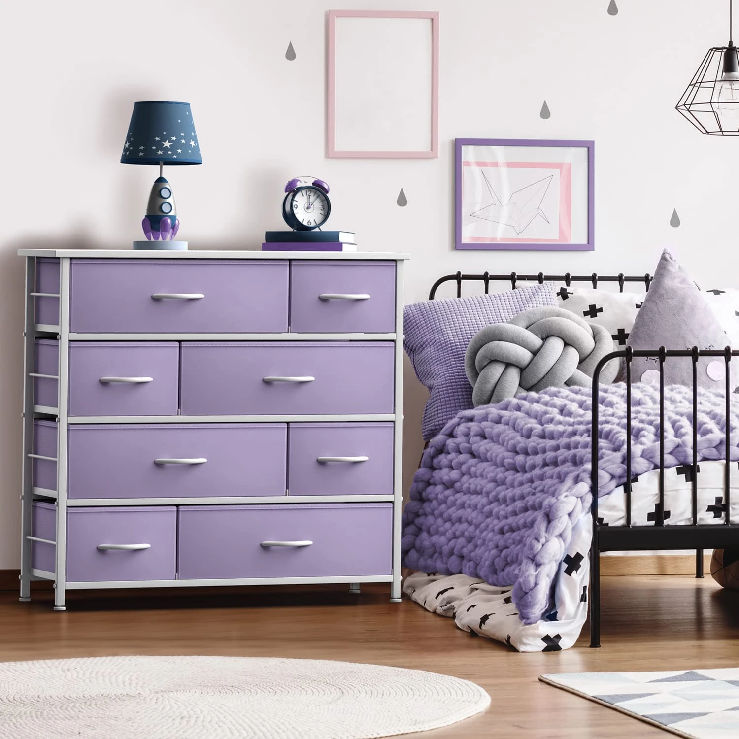 8 Drawer Wide Tall Dresser 18 8 Drawer Wide Tall Dresser - Image 16