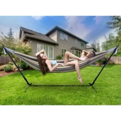 Double Hammock With Steel Stand 40 Double Hammock With Steel Stand -Sorbus Decor Shop 2 3a2053d9 6a55 446d a1e2 7e9737ed606f