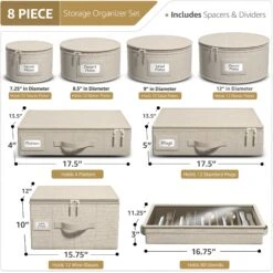 Dinnerware Storage Set Of 8 12 Dinnerware Storage Set Of 8 -Sorbus Decor Shop 2 3e49538b 459d 4718 a898 ee5c0d020755