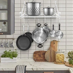 Wall Mounted Pot Rack With Hooks -Sorbus Decor Shop 2 442c2d91 15fd 439c 8dfb 2a0eb087470d
