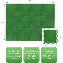 Floor Grass Mat Interlocking Set -Sorbus Decor Shop 2 44f4b8b8 64c7 499d b613 aec9cea9f882