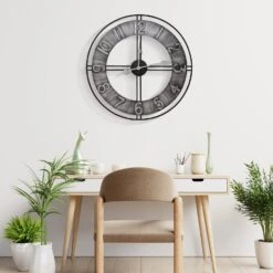 24" Distressed Wall Clock (Numeral) 14 24" Distressed Wall Clock (Numeral) -Sorbus Decor Shop 2 470cae94 3ebd 4633 a1d0 15d6a15f70ba