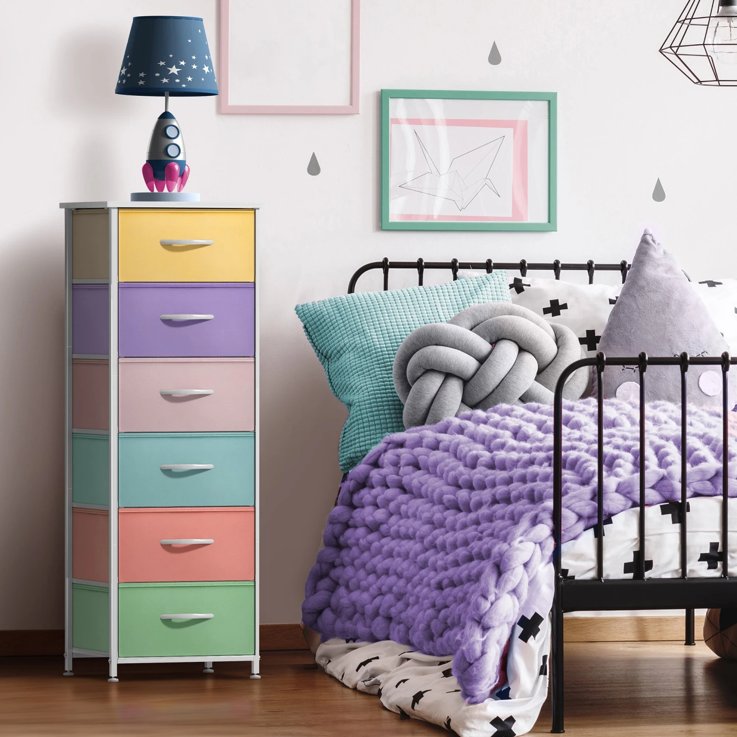 6 Drawer Tall Dresser 6 6 Drawer Tall Dresser - Image 4