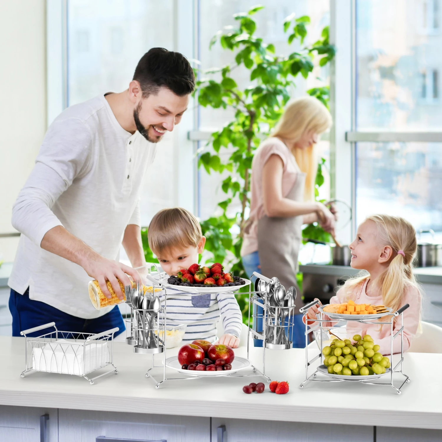 Stackable Buffet Caddy (7 Pc) 6 Stackable Buffet Caddy (7 Pc) - Image 4