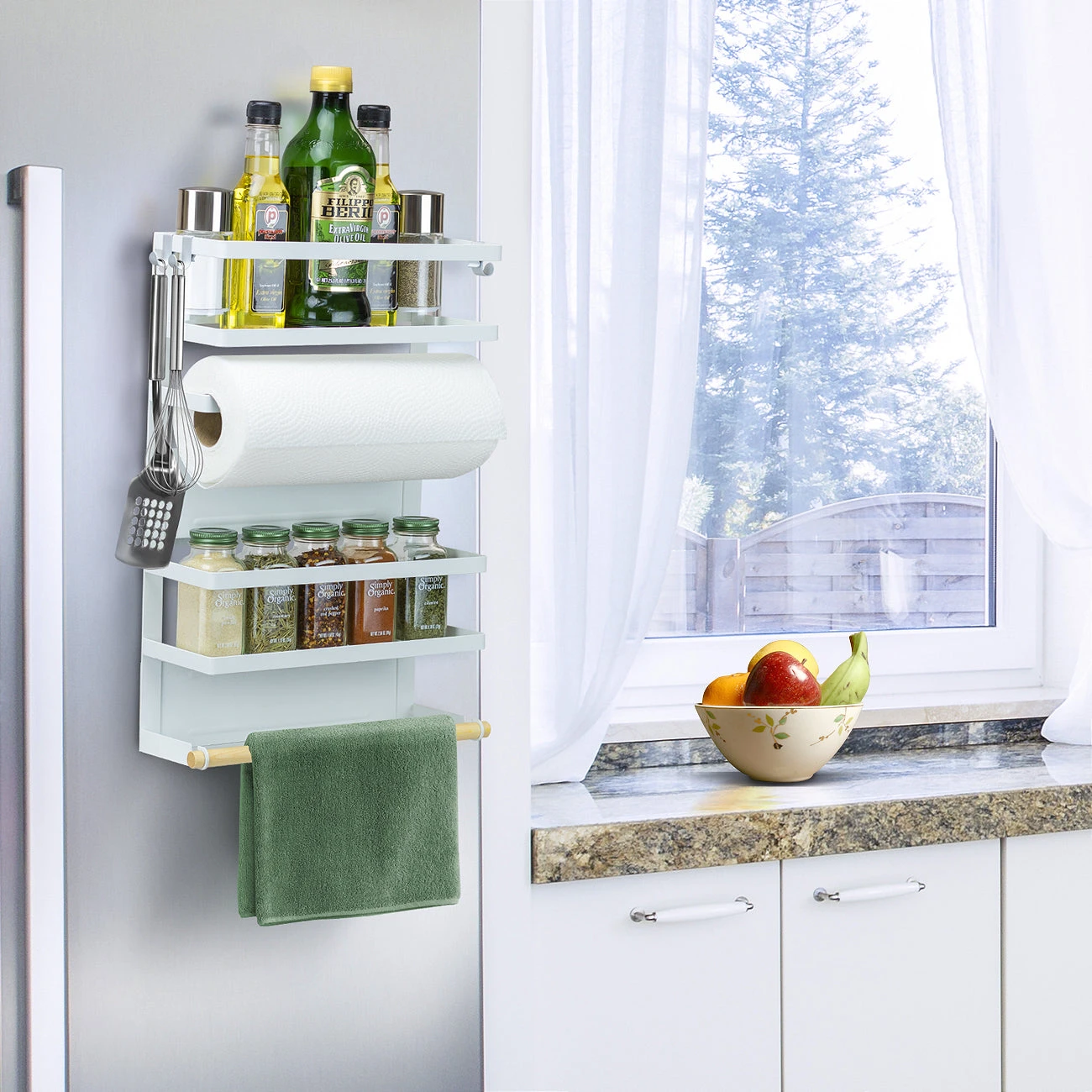 Magnetic Spice Rack Organizer (3 Tier) 6 Magnetic Spice Rack Organizer (3 Tier) - Image 4