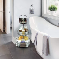 Basket Holder Stand (3 Tier) 18 Basket Holder Stand (3 Tier) -Sorbus Decor Shop 2 5d4b53e7 40b5 462b 9d10 a7bee1d9d317