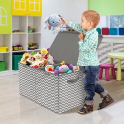 Storage Fabric Toy Chest (Chevron Pattern) 10 Storage Fabric Toy Chest (Chevron Pattern) -Sorbus Decor Shop 2 63a22c46 88ed 47c6 ba3d b65f10e9e6e4