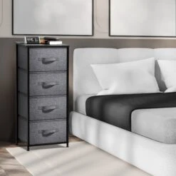 4 Drawer Vertical Short Nightstand 36 4 Drawer Vertical Short Nightstand -Sorbus Decor Shop 2 644773e7 e54f 4d55 9d47 1c18691e6379