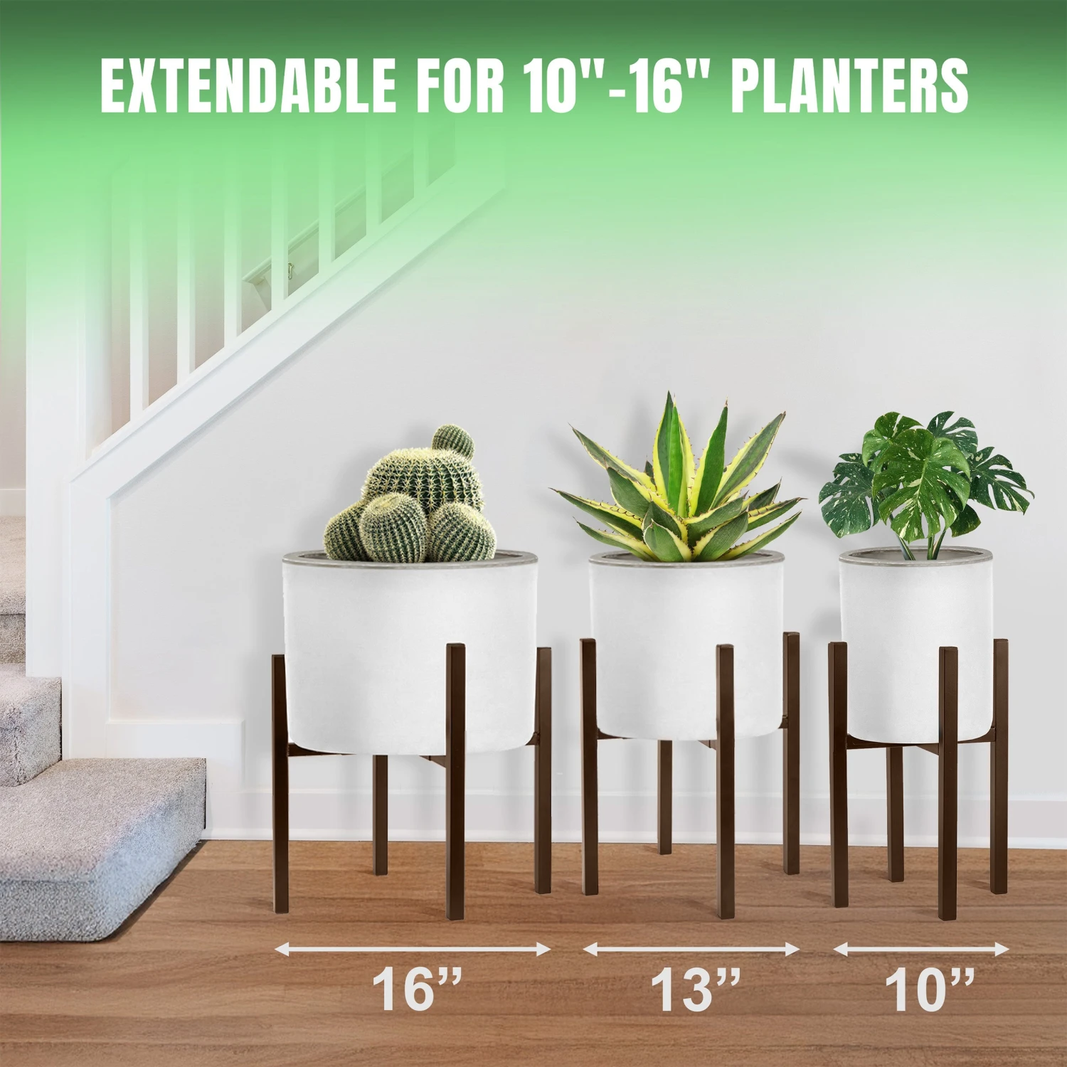 Plant Stand, Adjustable Flower Pot Holder 13 Plant Stand, Adjustable Flower Pot Holder - Image 11
