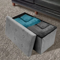 Faux Suede Storage Bench (Medium) -Sorbus Decor Shop 2 6e30d906 6ed8 4ac7 a674 9ed2eaaa7f0c