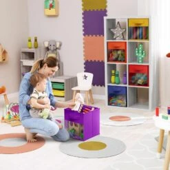 13" Large Cube Storage Bins With Windows (6 Pack Multi) 24 13" Large Cube Storage Bins With Windows (6 Pack Multi) -Sorbus Decor Shop 2 6f276cff 4c54 4445 b3cc 69bd19441d2d