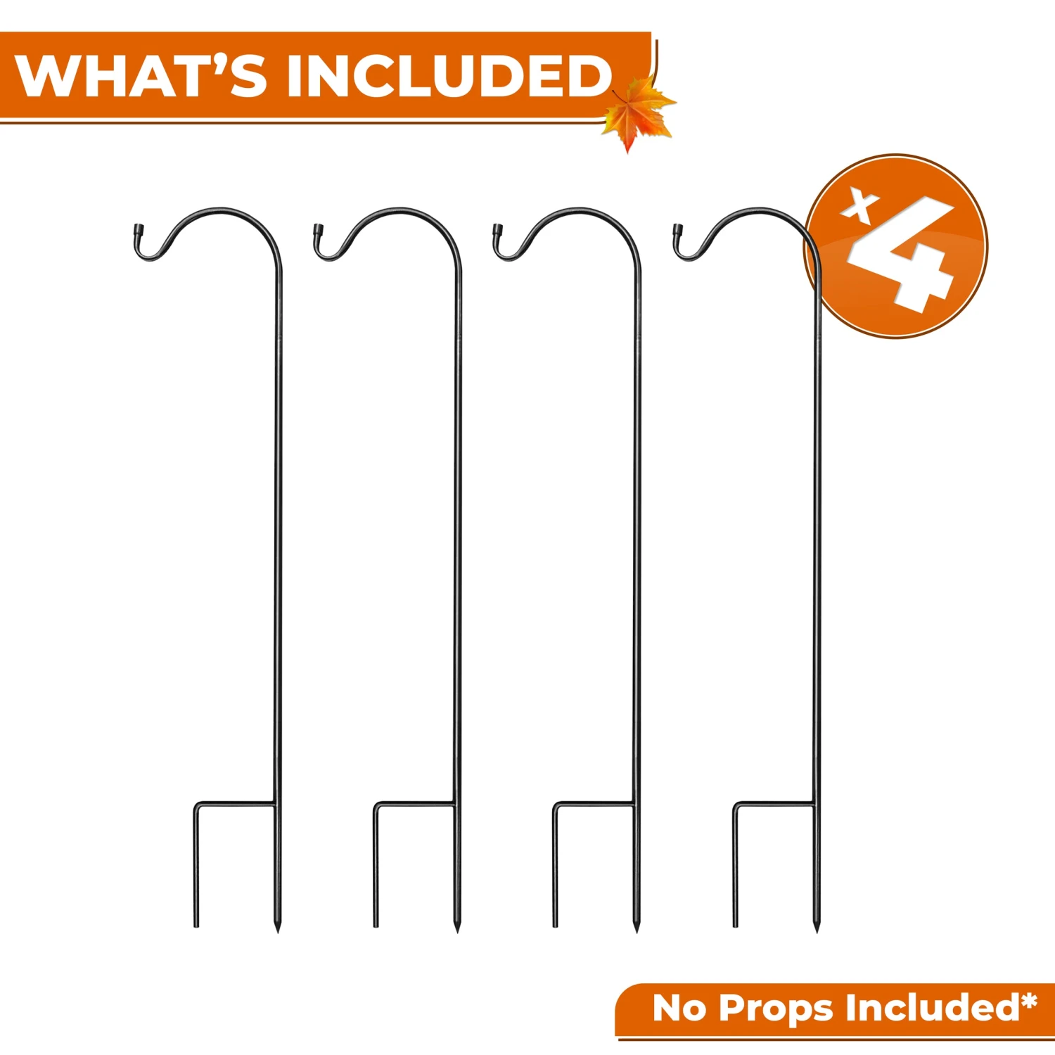 Halloween Shepherd's Hooks - Set Of 4 7 Halloween Shepherd's Hooks - Set Of 4 - Image 5