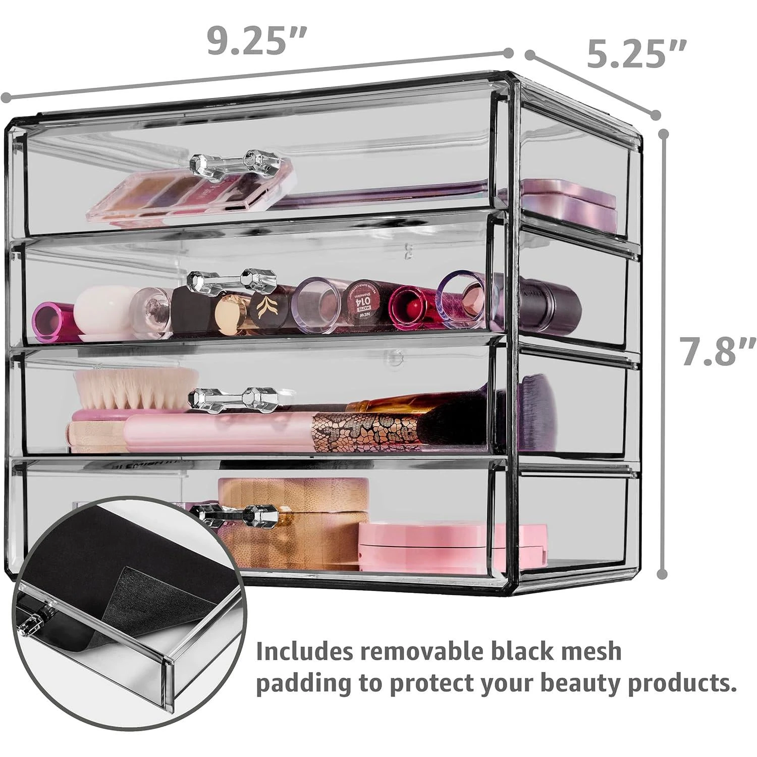 Makeup Organizer Case (4 Drawers) 14 Makeup Organizer Case (4 Drawers) - Image 12